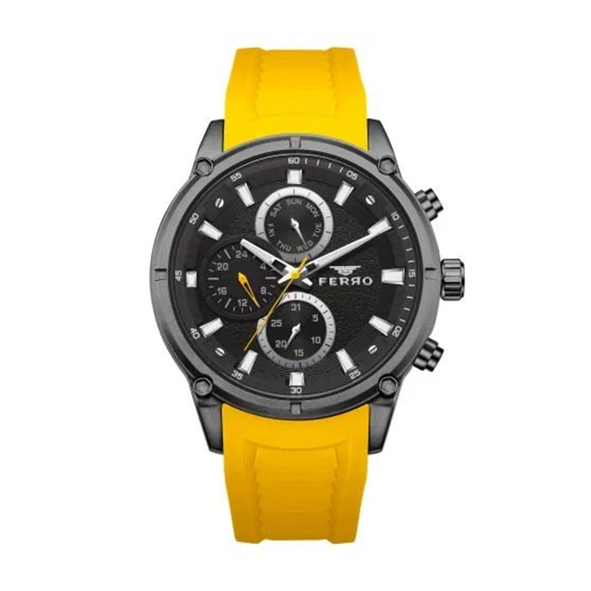 MONTRE FERRO HOMME M.FONCTION SILICONE